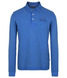 Polo Napapijri Men Elbas LS New Light Blue