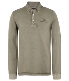 Poloshirt Napapijri Elbas LS New Khaki Herren