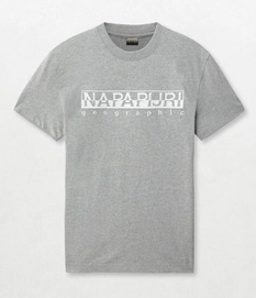 T-Shirt Napapijri Homme Serber Grey W Embro