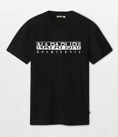 T-Shirt Napapijri Mens Serber Black