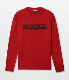 Longsleeve Napapijri Serber LS Red Scarlet Herren