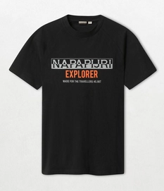 T-Shirt Napapijri Mens Soves Black