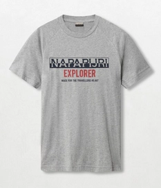 T-Shirt Napapijri Homme Soves Med Grey Mel
