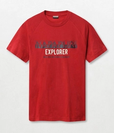 T-Shirt Napapijri Men Soves Red Scarlet
