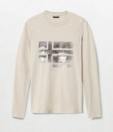 Longsleeve Napapijri Sra Natural Peyote Damen