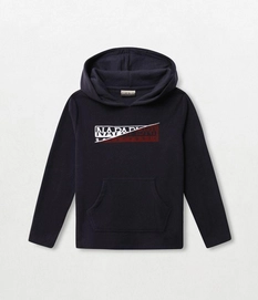 Pull Napapijri Youth Taky Hoody BLu Marine