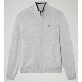 Trui Napapijri Men Dain Full Zip 2 Medium Grey Melange