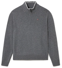 Trui Napapijri Men Dain Half Zip 2 Dark Grey Melange