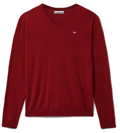 Trui Napapijri Men Damavand V-Neck 2 Vint Amaranth