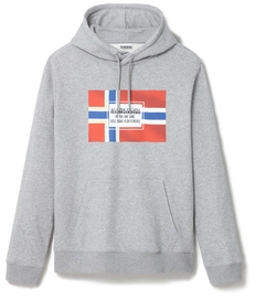 Trui Napapijri Men Bera Hood Medium Grey Melange