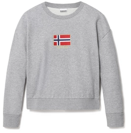 Trui Napapijri Women Bhea Crew Medium Grey Melange