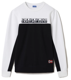 Trui Napapijri Men Ice Crew Colour Block Blu Marine