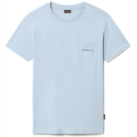 T-Shirt Napapijri S-Morgex Blue Fog Herren-S