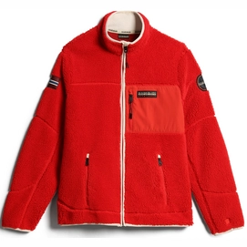 Cardigan Napapijri Yupik Full Zip 3 Men Red Poppy