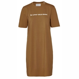 Nightdress Covers & Co Women Nava Uni Short Sleeve Gold