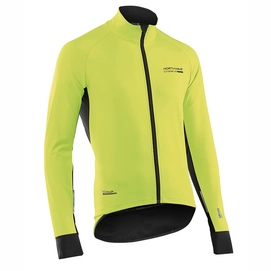 Veste de Cyclisme Northwave Men Extreme H20 Jacket LS Yellow Fluorite Black