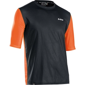 Fietsshirt Northwave Men Xtrail Jersey SS Black Orange