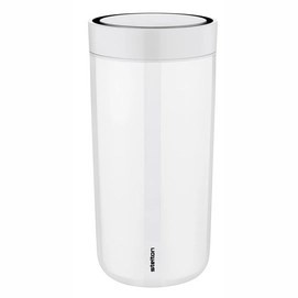 Tasse Isotherme Stelton To Go Click Steel 0,4L Blanc