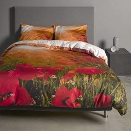 Bettwäsche Essenza Poppy Field Multi Mako-Satin