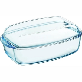 Oven Dish Pyrex Essentials Rectangle Transparent 6.5 L