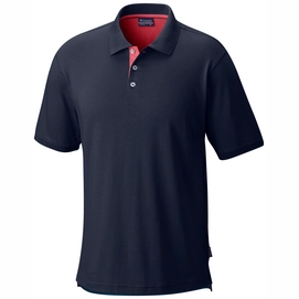 Polo Columbia Men Harborside  Collegiate Navy Sunset Red