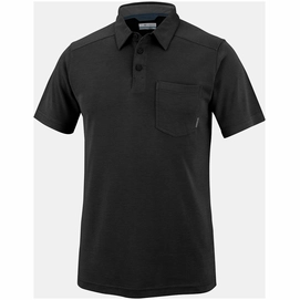 Polo T-Shirt Columbia Sun Ridge II Novelty Black Herren