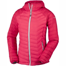 Ski Jas Columbia Powder Lite Hooded Jacket Women's Red Camellia Red Lily