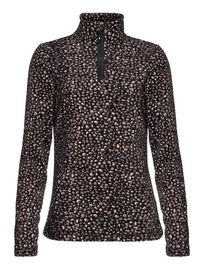 Ski Sweatshirt Protest Women Fuzzy 20 1/4 Zip True Black