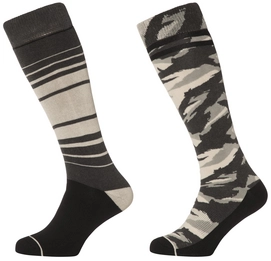 Chaussettes de Ski Protest Men Pulpby Active Snow Socks Deep Grey (2 Packs)