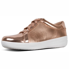 Sneaker FitFlop F-Sporty II Textured Metallic Rose Gold Metallic Mix Damen