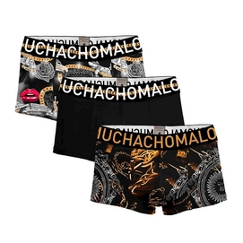 Boxershort Muchachomalo Trunk Rapper Print Print Black Herren (3-teilig)