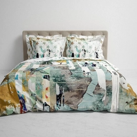 Dekbedovertrek Heckett and Lane Andy Multi Satijn-140 x 200 / 220 cm | 1-Persoons