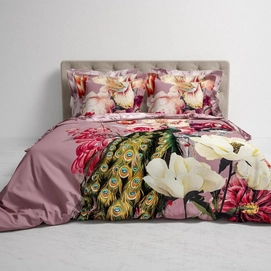 Dekbedovertrek Heckett and Lane Fonda Floral Pink Twill Katoen-140 x 200 / 220 cm | 1-Persoons