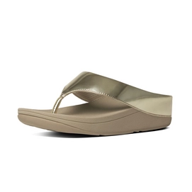 FitFlop Ringer Toe-Post Gold Mirror