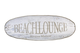 Sierkussen Rivièra Maison Beachboard Licht Blauw (35 x 90 cm)