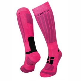 Chaussettes de Ski Poederbaas Senior Pink (2 pack)-Taille 35 - 38