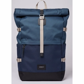 Sac à Dos Sandqvist Bernt Multi Steel Blue Navy Blue