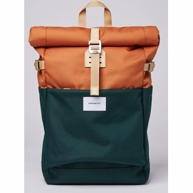 Rugzak Sandqvist Ilon Multi Dark Green Orange