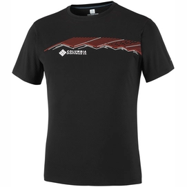 T-Shirt Columbia Zero Rules Short Sleeve Graphic Black Mountain Peak