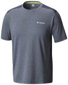 T-Shirt Columbia Titan Ice Mens Short Sleeve Zinc Heather Voltage