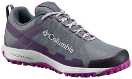 Trailrunning Schuh Columbia Conspiracy V Titanium Grey Steel Intense Violet Damen