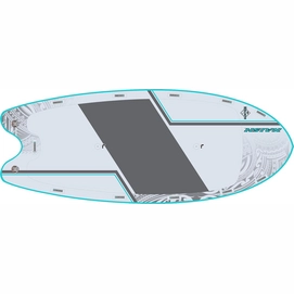 SUP-Board Naish Goliath Crossover Inflatable 16'7 X80 Fusion Grey