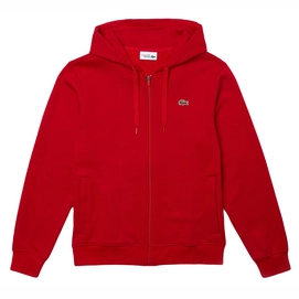 Vest Lacoste Men SH1551 Hooded Sweatshirt Red Red-3