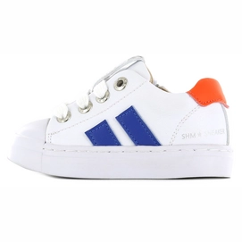 Sneaker Shoesme Boys Blue Stripes White Orange-Schoenmaat 28