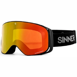 Masque de Ski Sinner Olympia + Matte Black Double Orange Sintrast