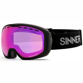 Masque de Ski Sinner Mohawk + Matte Black Double Pink Sintrast Vent