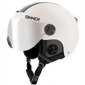 Skihelm Sinner Bullit Visor Matte White