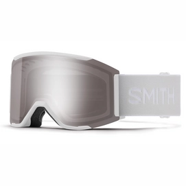 Lunettes de Ski Smith Squad Mag White Vapor 2021 / Chromapop Sun Platinum Mirror / Storm Rose Flash