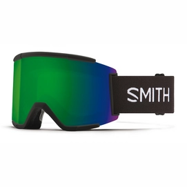 Masque de Ski Smith Squad XL Black 2021 / Chromapop Sun Green Mirror / Storm Rose Flash