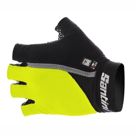 Fietshandschoenen Santini Mania Gel Summer Gloves Yellow-XS / S